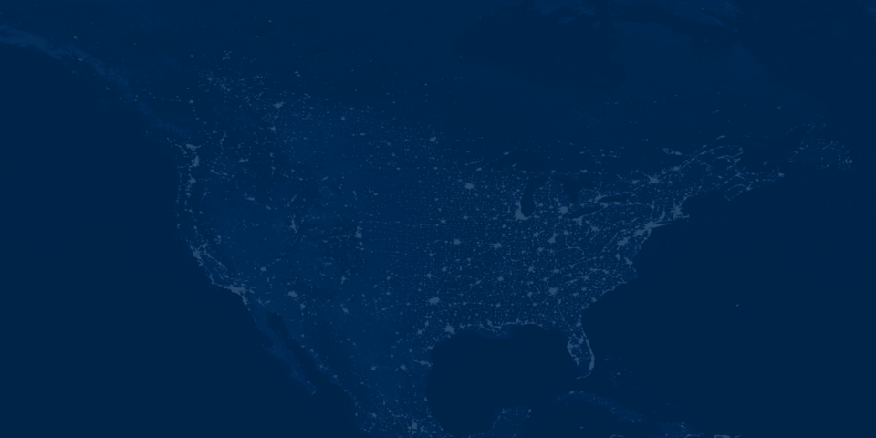 Public EV charging map locations on a blue background.