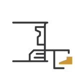 Multiflex Full-Width Step icon of the 2025 Chevrolet Silverado LD.