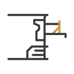 Multiflex Inner Gate Load Stop icon of the 2025 Chevrolet Silverado LD.