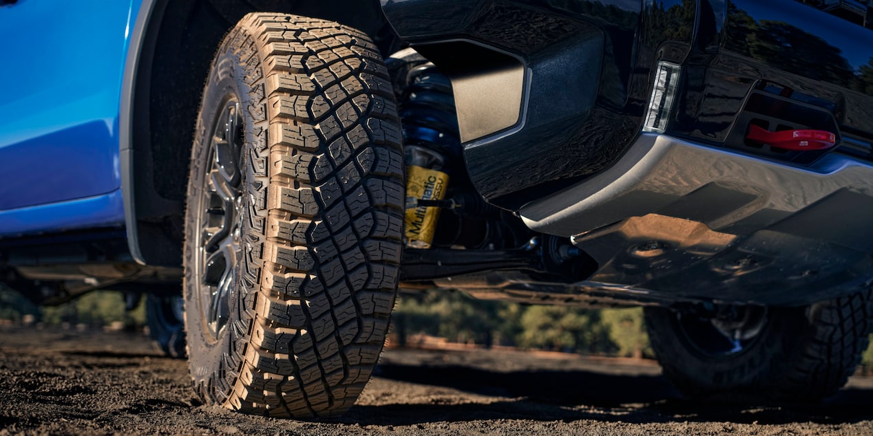 Worms-eye view of the 2025 Chevrolet Silverado LD's reinforced chassis.