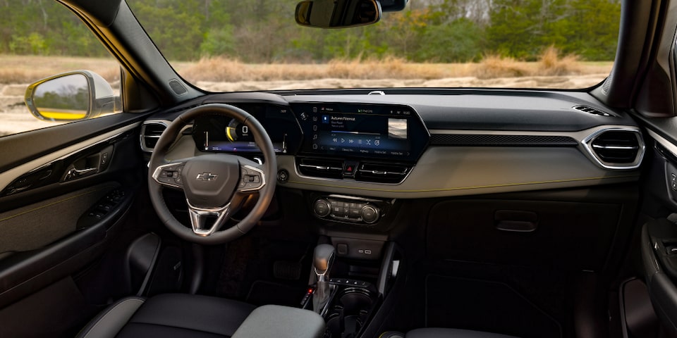 Front-row details on the 2024 Chevrolet Trailblazer.