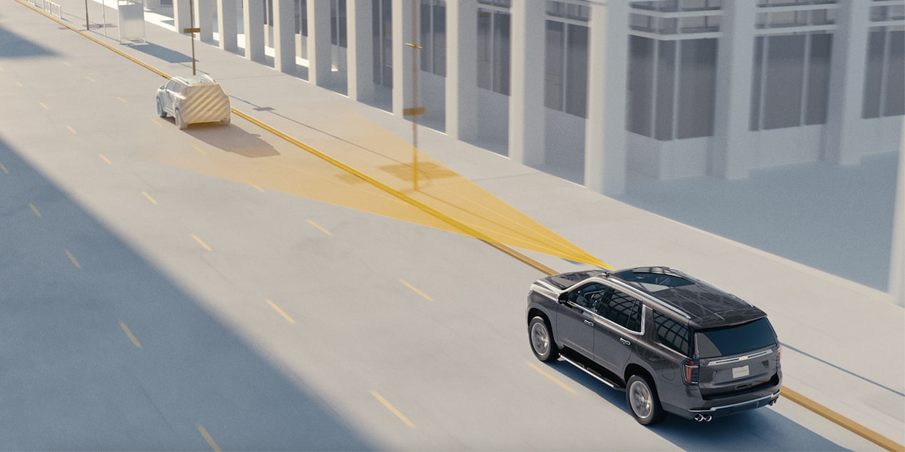 Vidéo d’une caractéristique de sécurité du Chevrolet Tahoe 2025 : régulateur de vitesse adaptatif.