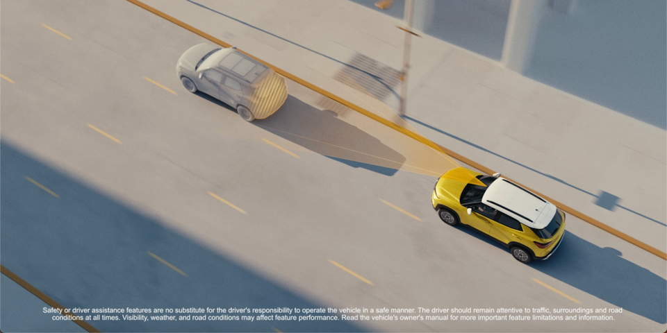  Chevrolet Trailblazer Safety Assist: Following Distance Indicator.