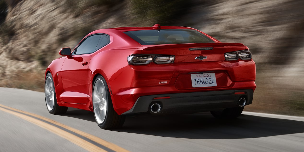 2024 Camaro RS Pacakage Driving Down Road