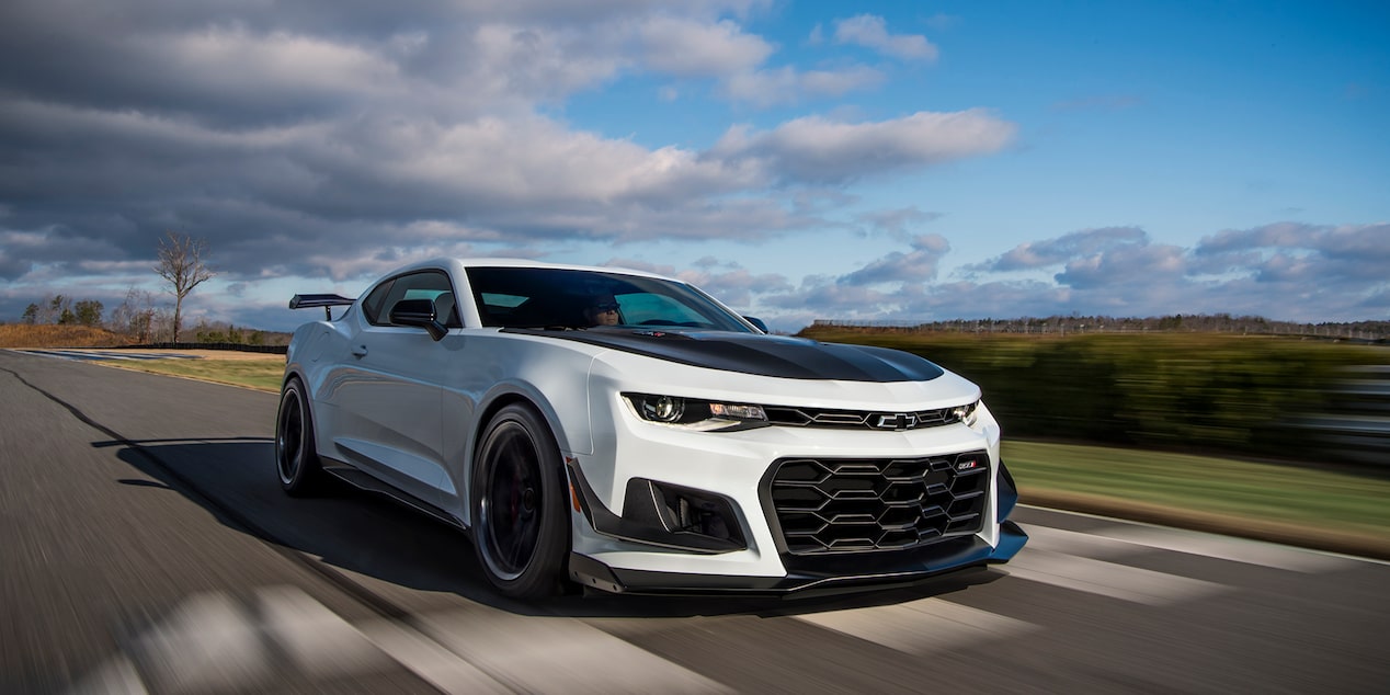 2024 Camaro ZL1 1LE Extreme Tack Package Speeding Down Road