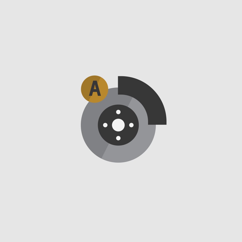 Forward automatic braking icon.