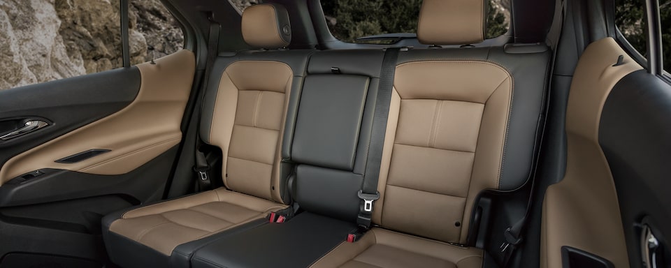 The 2021 Chevrolet Equinox Small SUV Leather Interior Featuring Passenger Seats.