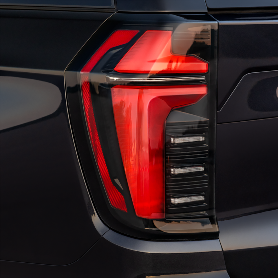 Tail light of the New 2025 Chevrolet Suburban.