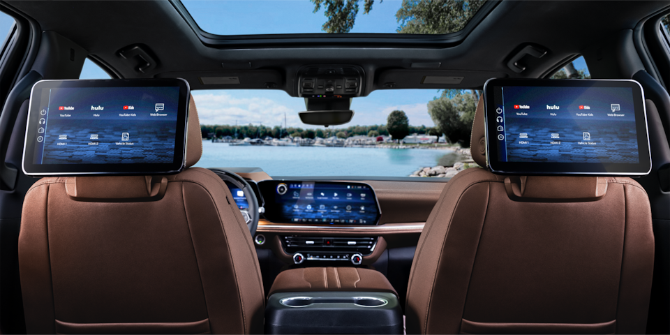 Interior overview of the New 2025 Chevrolet Suburban.