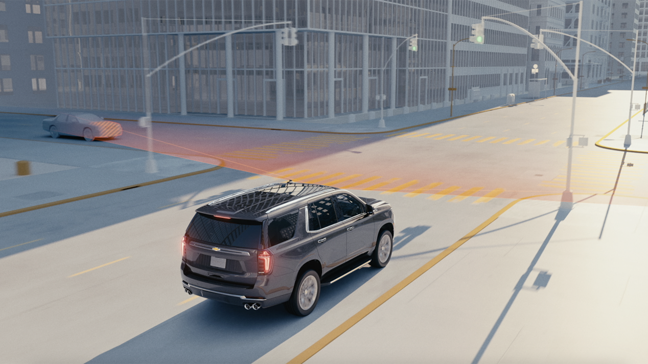 Auto Emergency Braking safety feature of the New 2025 Chevrolet Tahoe.