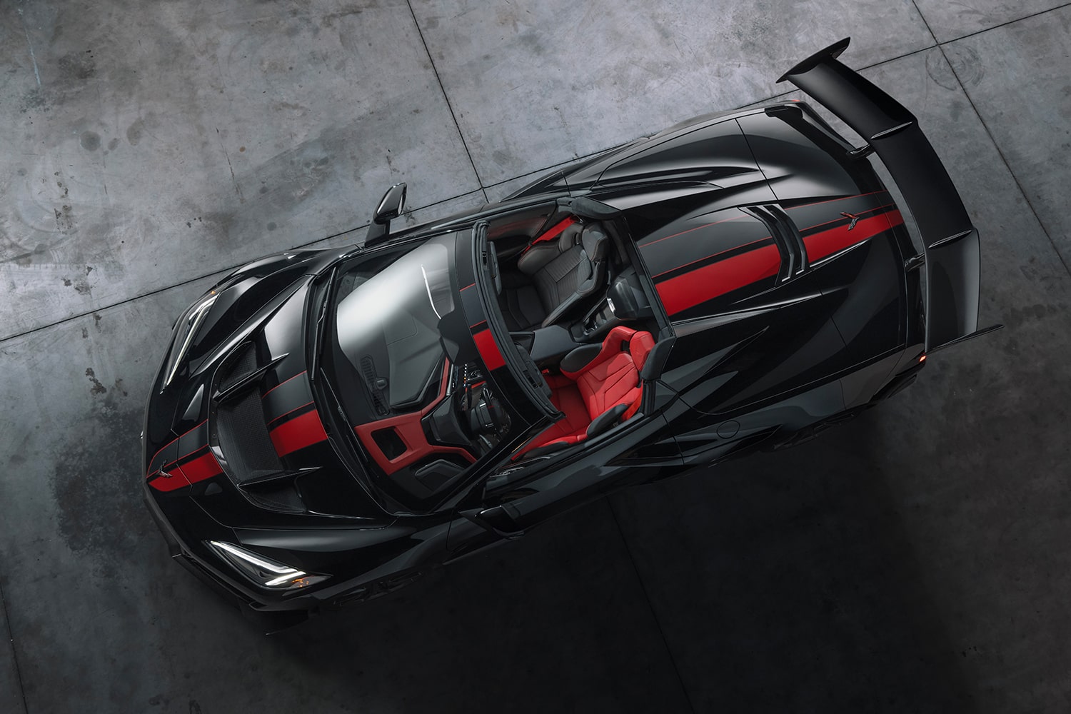 Top view of the 2026 Corvette ZR1X.