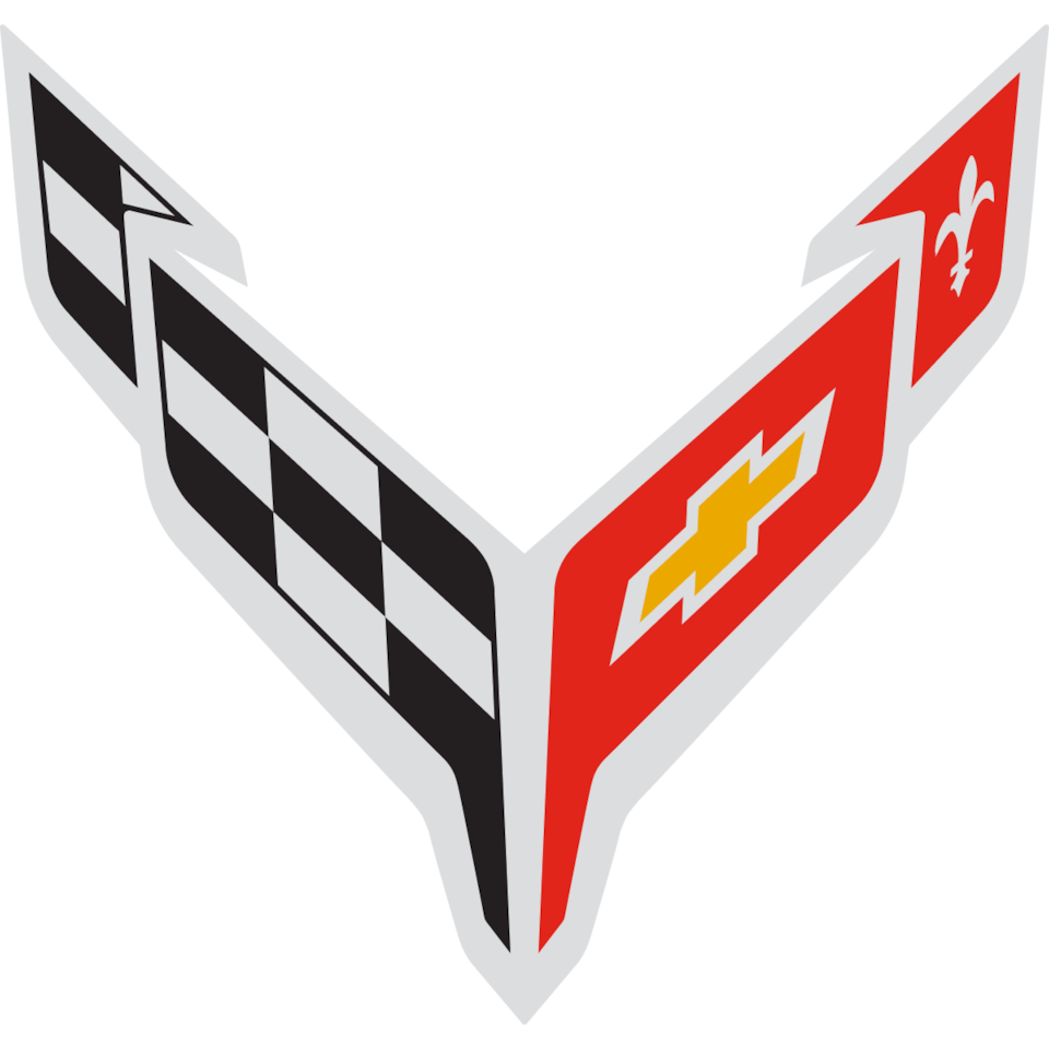 Logo de la Chevrolet Corvette.