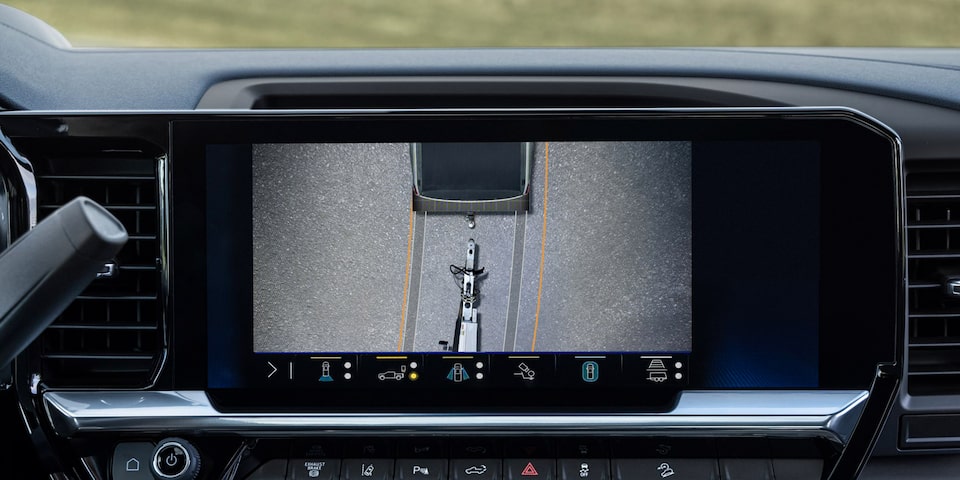 Silverado HD Trailering Technology Screen