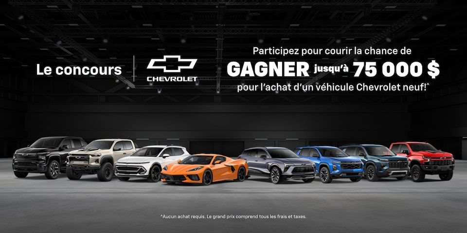 Le concours Chevrolet